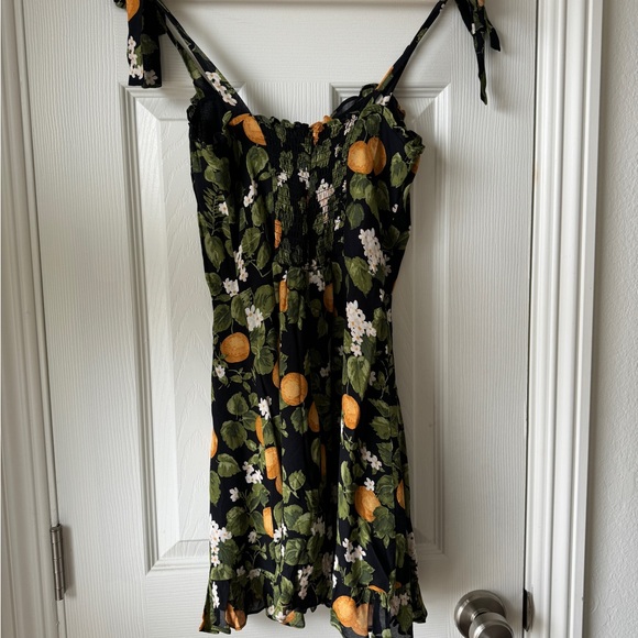 Reformation Christine Dress in Clementine - Picture 1 of 5